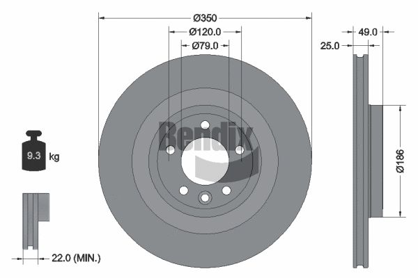 Brake Disc (BDS1757)