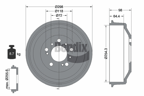 Brake Drum (BDM1013)