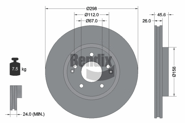Brake Disc (BDS2212)
