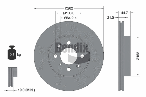 Brake Disc (BDS1232)
