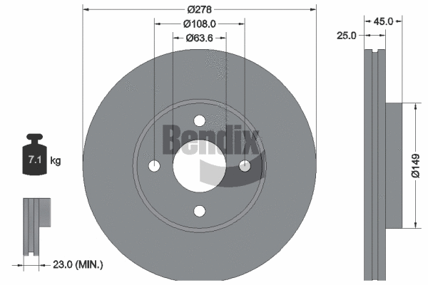Brake Disc (BDS2223)