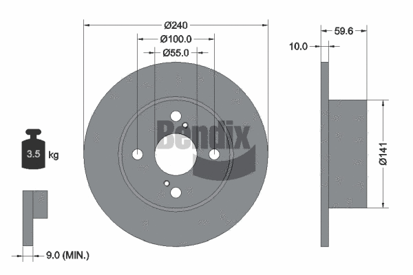 Brake Disc (BDS2046)