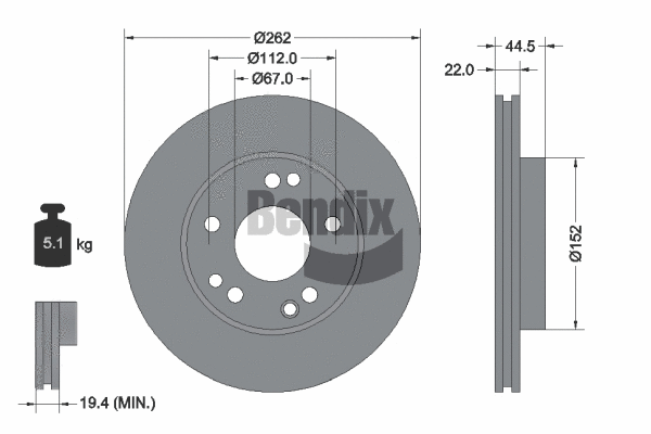 Brake Disc (BDS1511)