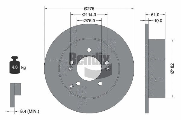 Brake Disc (BDS1816)