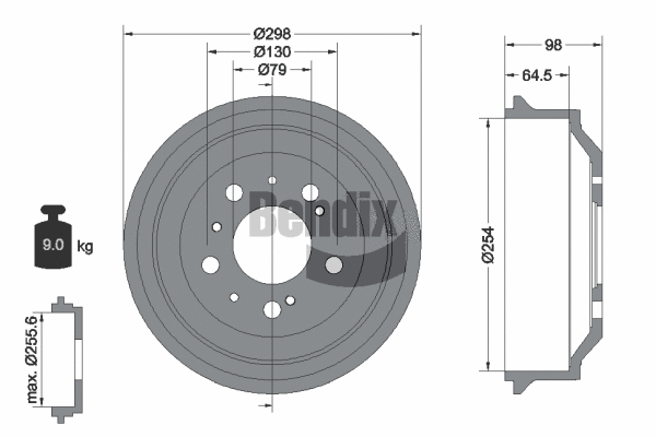 Brake Drum (BDM1028)