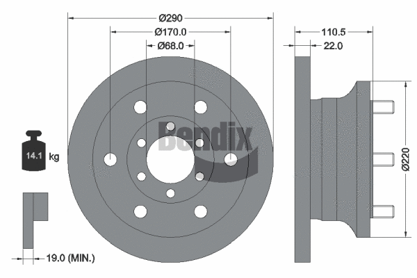 Brake Disc (BDS1294)