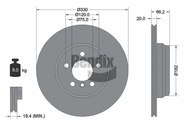 Brake Disc (BDS1761)