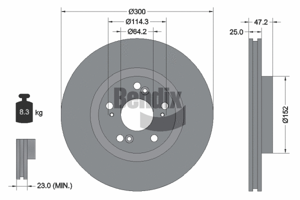 Brake Disc (BDS1756)