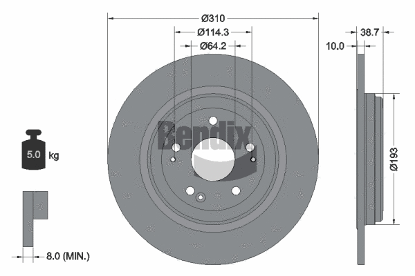 Brake Disc (BDS2108)