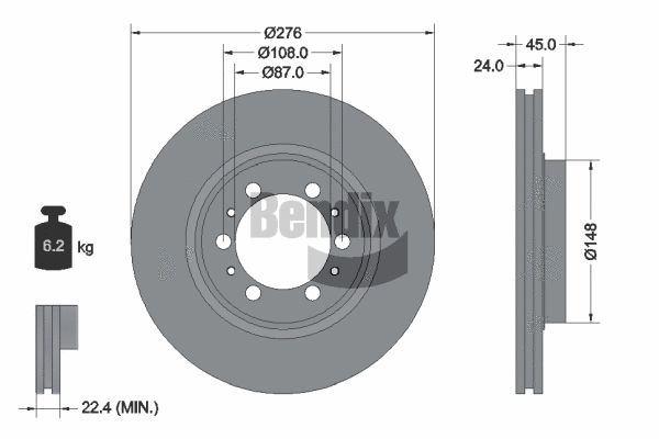 Brake Disc (BDS1405)