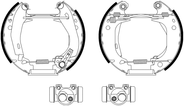Brake Shoe Set (BXK1035)