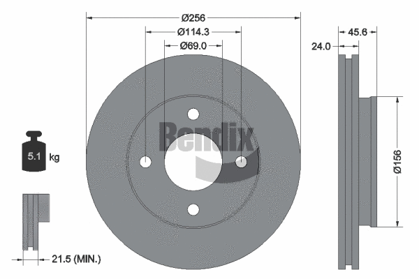 Brake Disc (BDS1642)