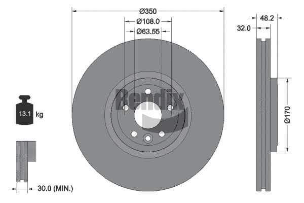 Brake Disc (BDS2075HC)