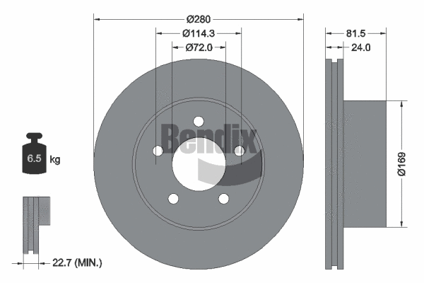Brake Disc (BDS1823)