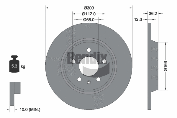 Brake Disc (BDS1062)