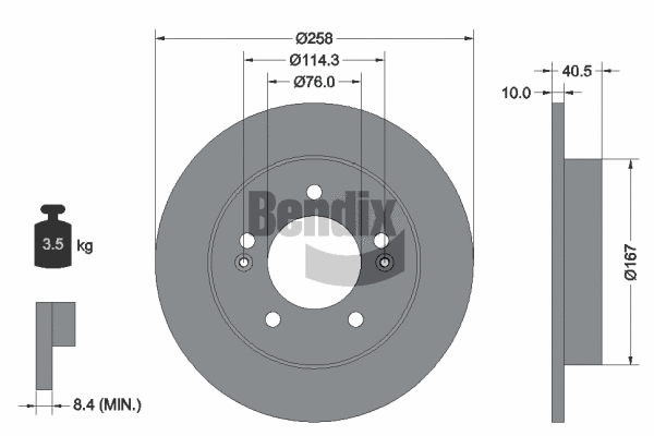 Brake Disc (BDS1424)