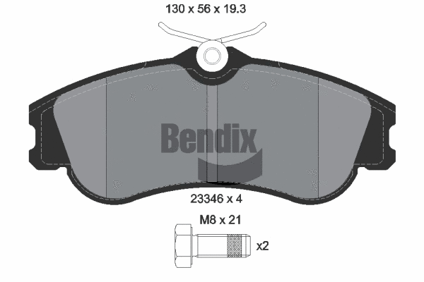 Brake Pad Set, disc brake (BPD1316)