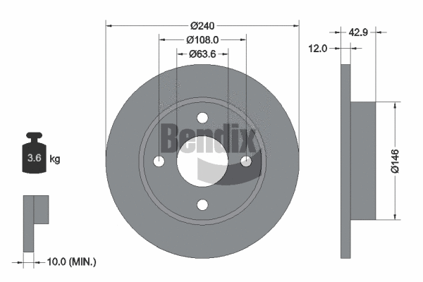 Brake Disc (BDS1191)