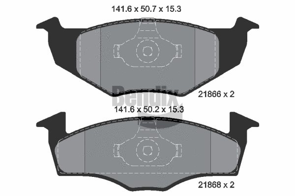 Brake Pad Set, disc brake (BPD1131)