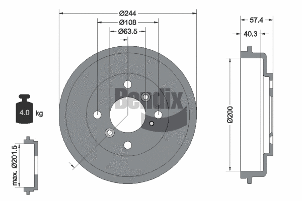 Brake Drum (BDM1086)