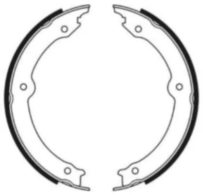 Brake Shoe Set, parking brake (BXS1318)