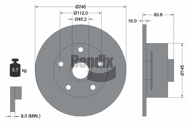 Brake Disc (BDS1323)