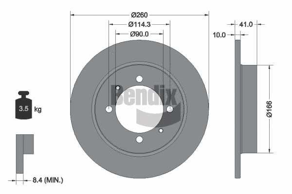 Brake Disc (BDS1367)