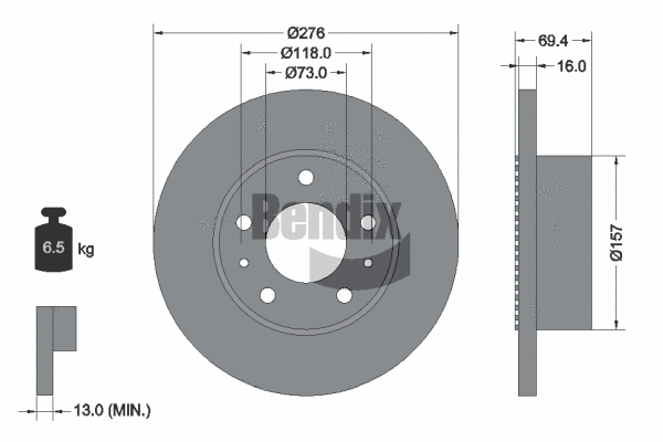 Brake Disc (BDS1465)