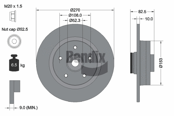 Brake Disc (BDS1483)