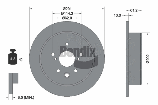 Brake Disc (BDS1875)