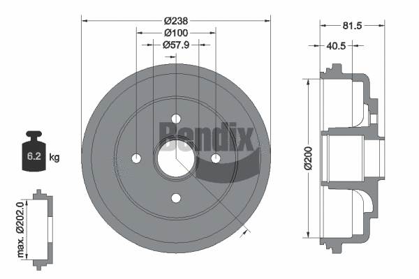 Brake Drum (BDM1138)