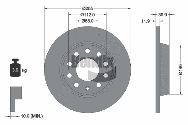 Brake Disc (BDS1267)