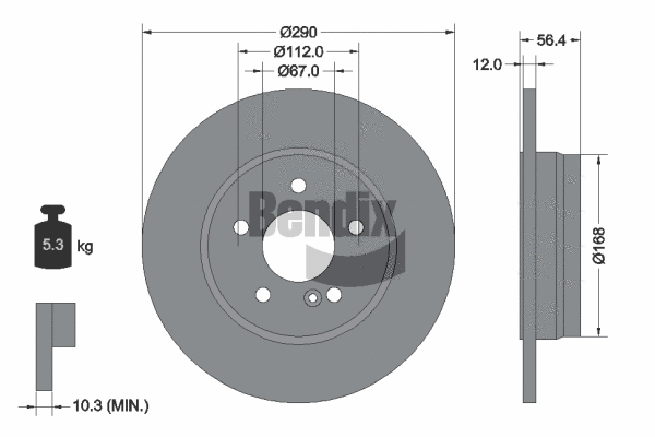 Brake Disc (BDS1827)