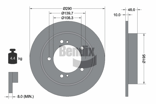 Brake Disc (BDS1485)