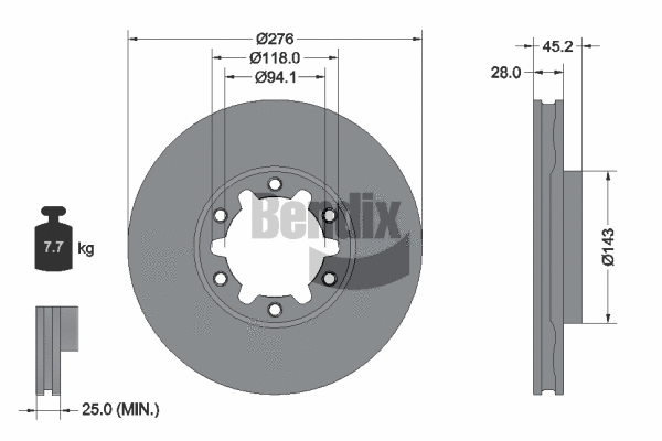 Brake Disc (BDS2298)