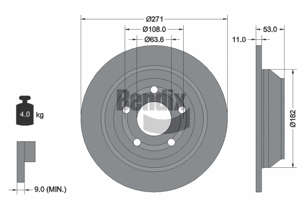 Brake Disc (BDS1625)