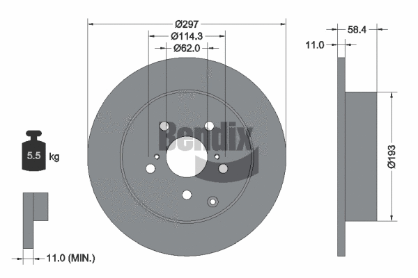 Brake Disc (BDS1747)