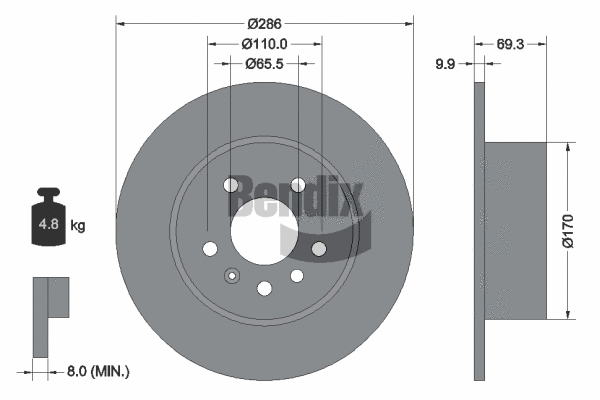 Brake Disc (BDS1506)