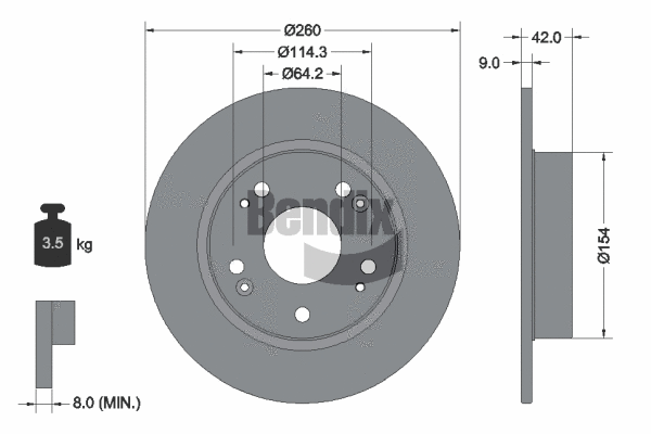 Brake Disc (BDS1223)
