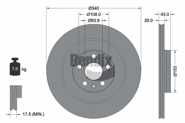Brake Disc (BDS1594)
