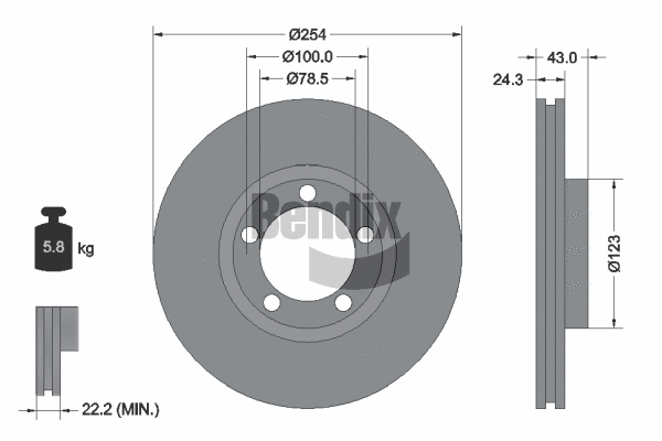 Brake Disc (BDS1817)