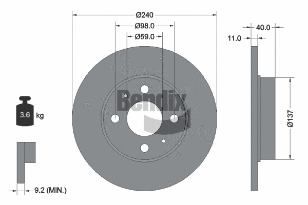 Brake Disc (BDS1020)