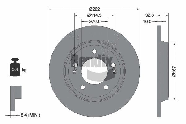 Brake Disc (BDS1612)