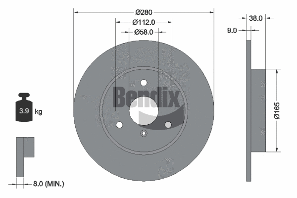 Brake Disc (BDS1265)