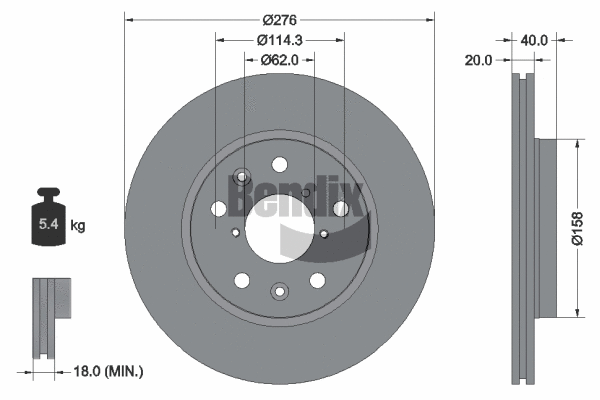 Brake Disc (BDS1936)