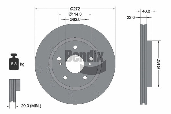 Brake Disc (BDS1458)