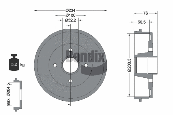 Brake Drum (BDM1041)
