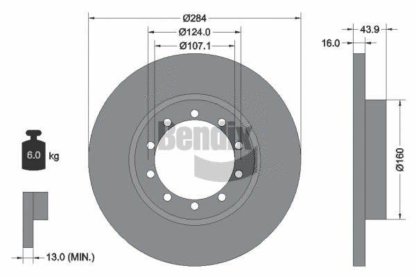 Brake Disc (BDS1528)