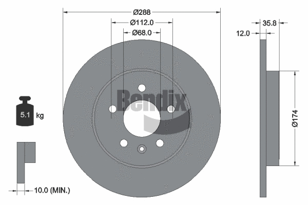 Brake Disc (BDS1685)