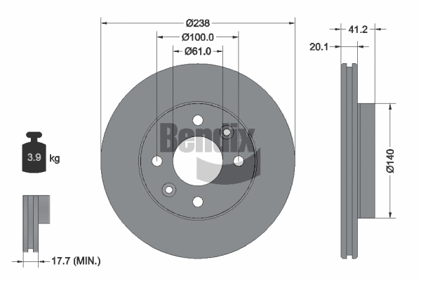 Brake Disc (BDS1066)